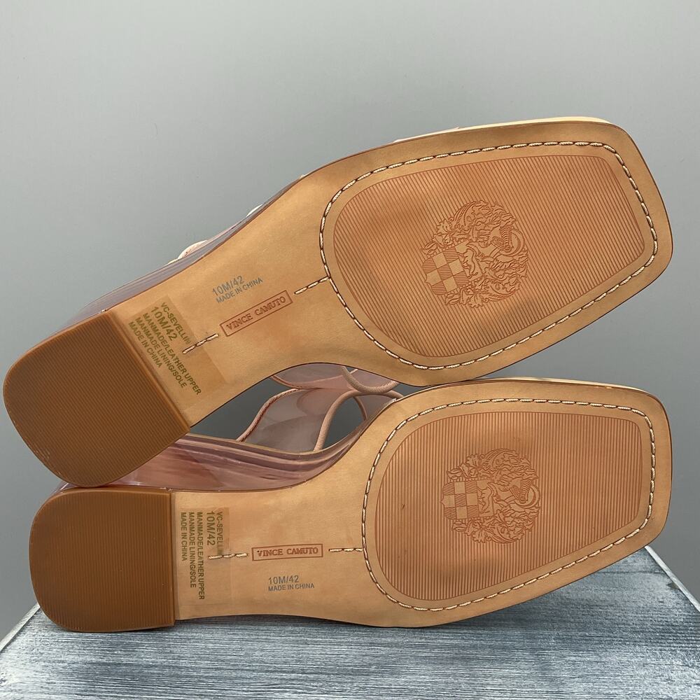 Transparent Wedge Sandals - Picture 9 of 10